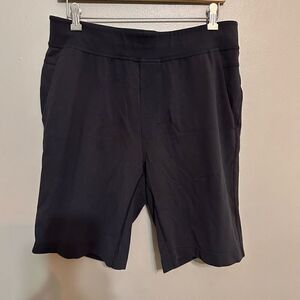 Lululemon black cotton short size large
